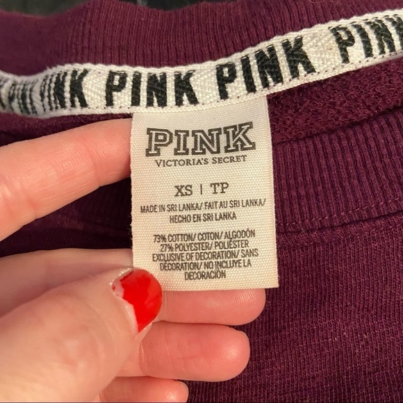 VS Pink long sleeved  top in‎ size x-small - Picture 7 of 8